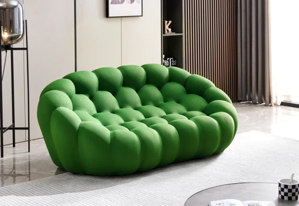 bubble blue sofa